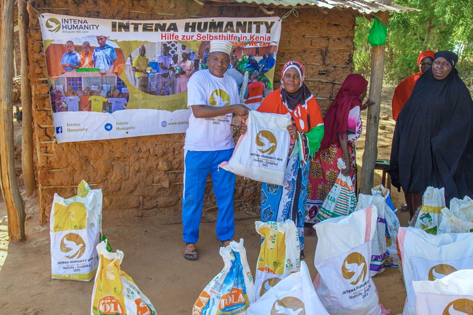 Nothilfe für Essenspakete